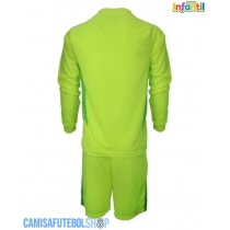 Camisa de time de futebol México Goleiro Replicas 2º Equipamento Infantil Copa America 2024 Manga Comprida (+ Calças curtas)